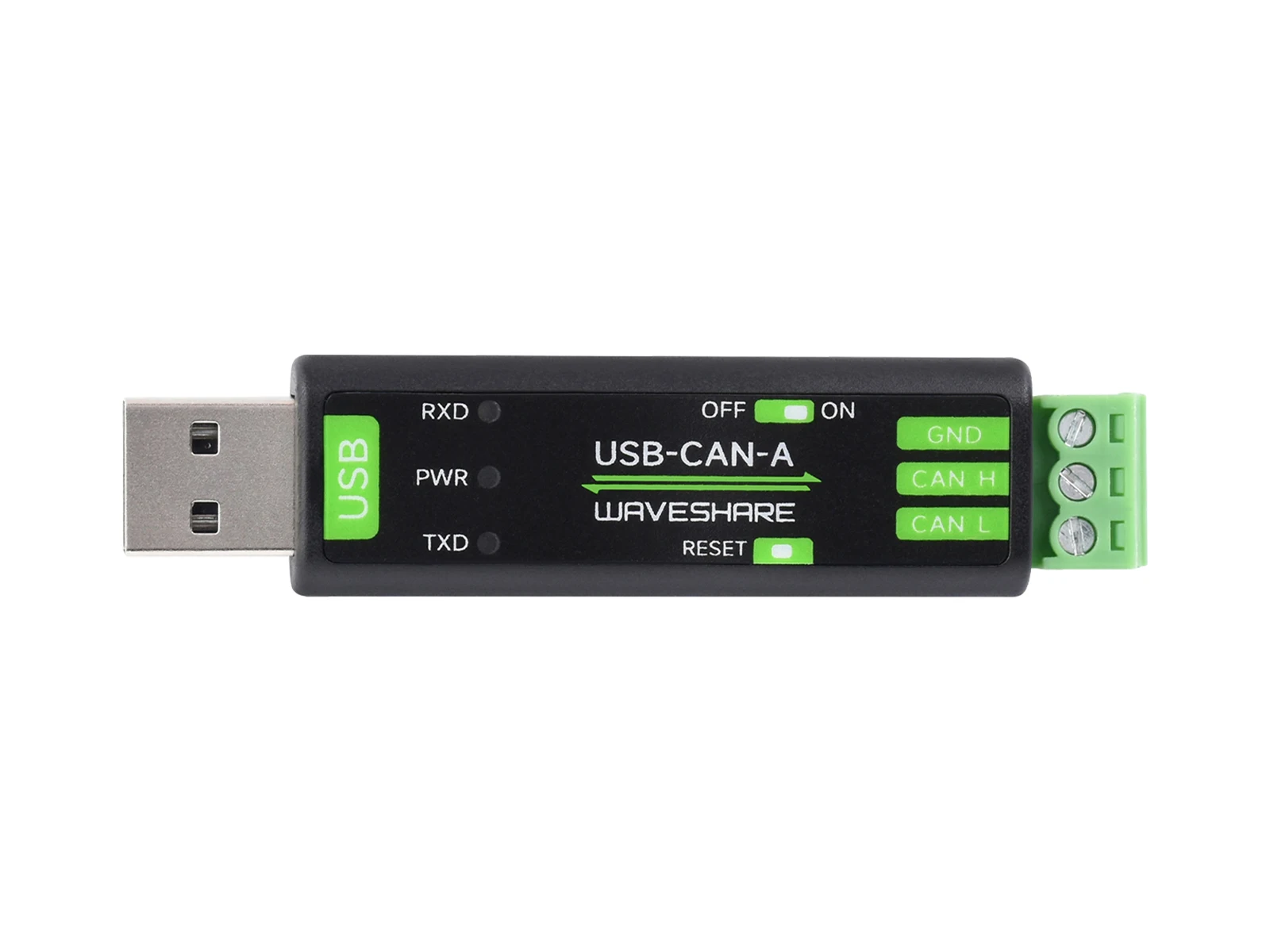 Waveshاري-USB محول نموذج A ، حل رقاقة STM32 ، أوضاع عمل متعددة ، متوافق مع نظام متعدد