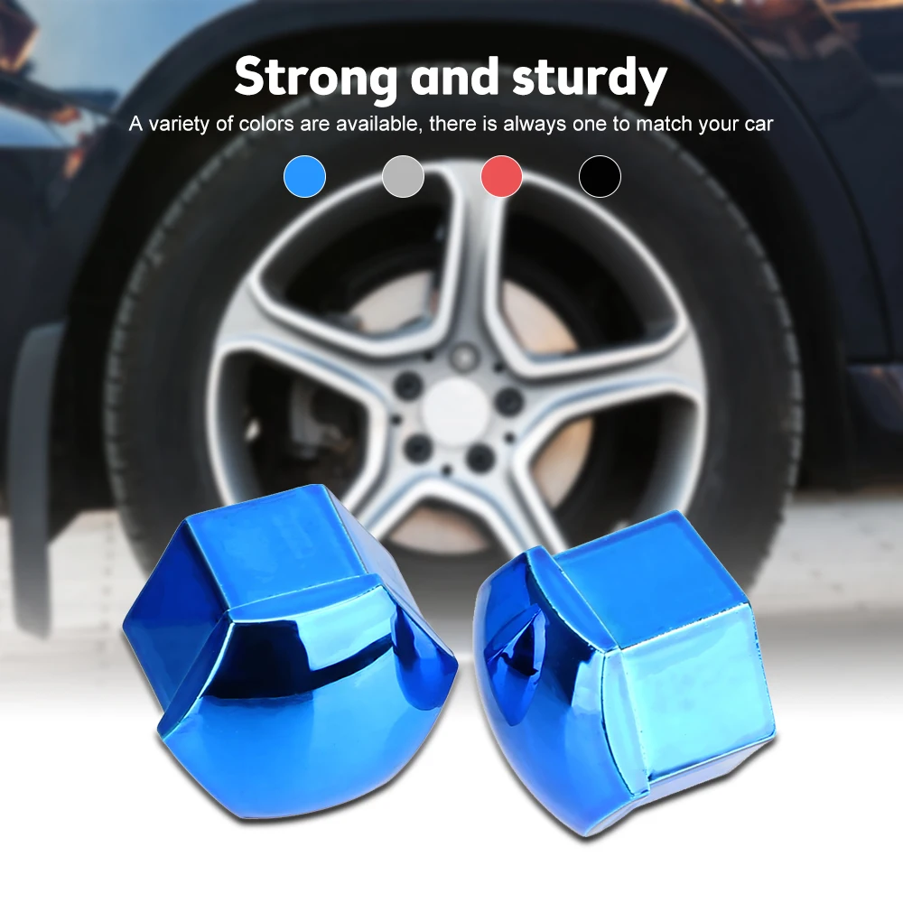 NEW 20PCS Car Wheel Nut Caps 21/19/17mm Protection Covers Caps Anti-Rust Auto Hub Screw Cover Car Tyre Nut Bolt Exterior