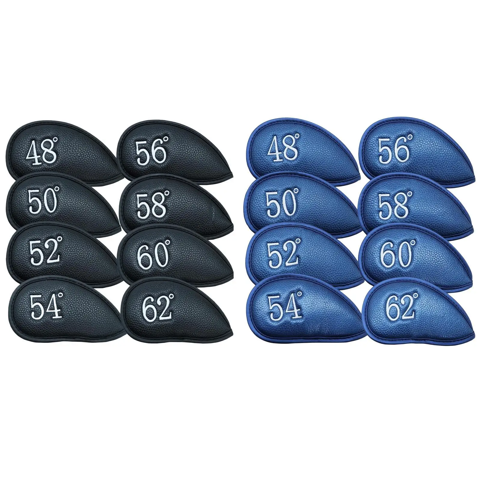 

Golf Covers Case 8 Pcs 1 Set Protective Outdoors Waterproof Headcover Strong