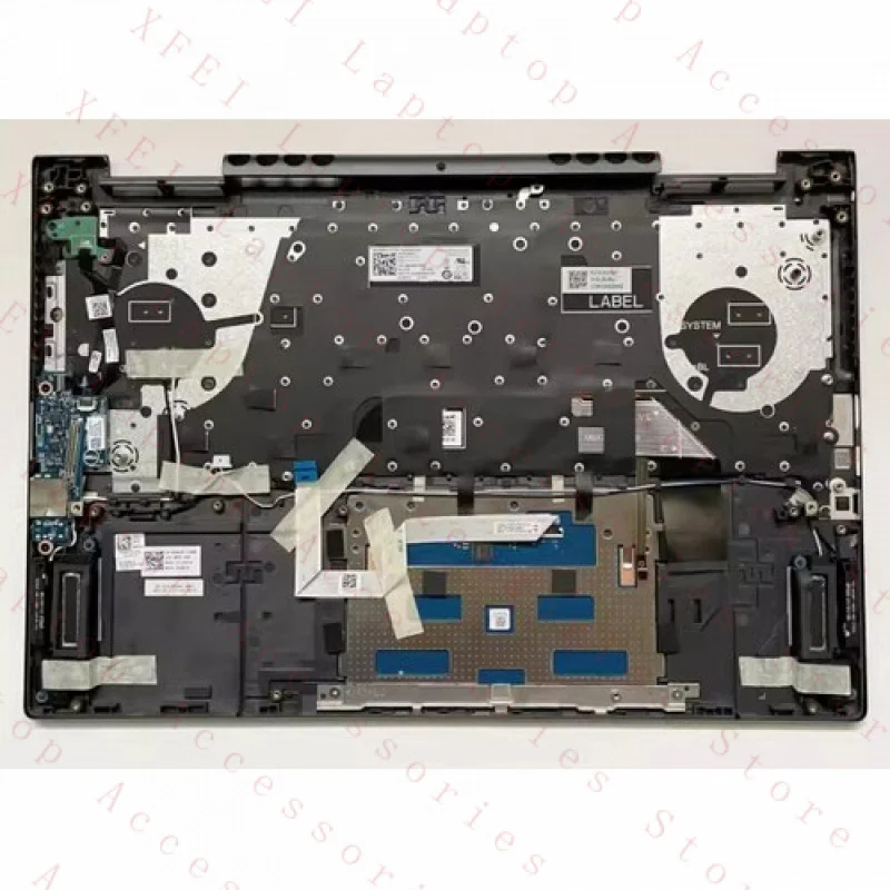 F Palmrest Case Keyboard Frame W Touchpad W IO Board 0YRKJM For Dell Inspiron 7610