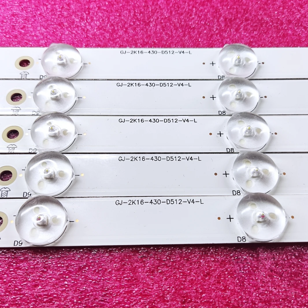 Led Backligth Strip GJ-2K16-430-D512-V4 for 43PUS7202 43PUH6101 43PUS6401/12 43PUS6101/12 TPT430U3-EQYSHM.G LB43014 V0_00