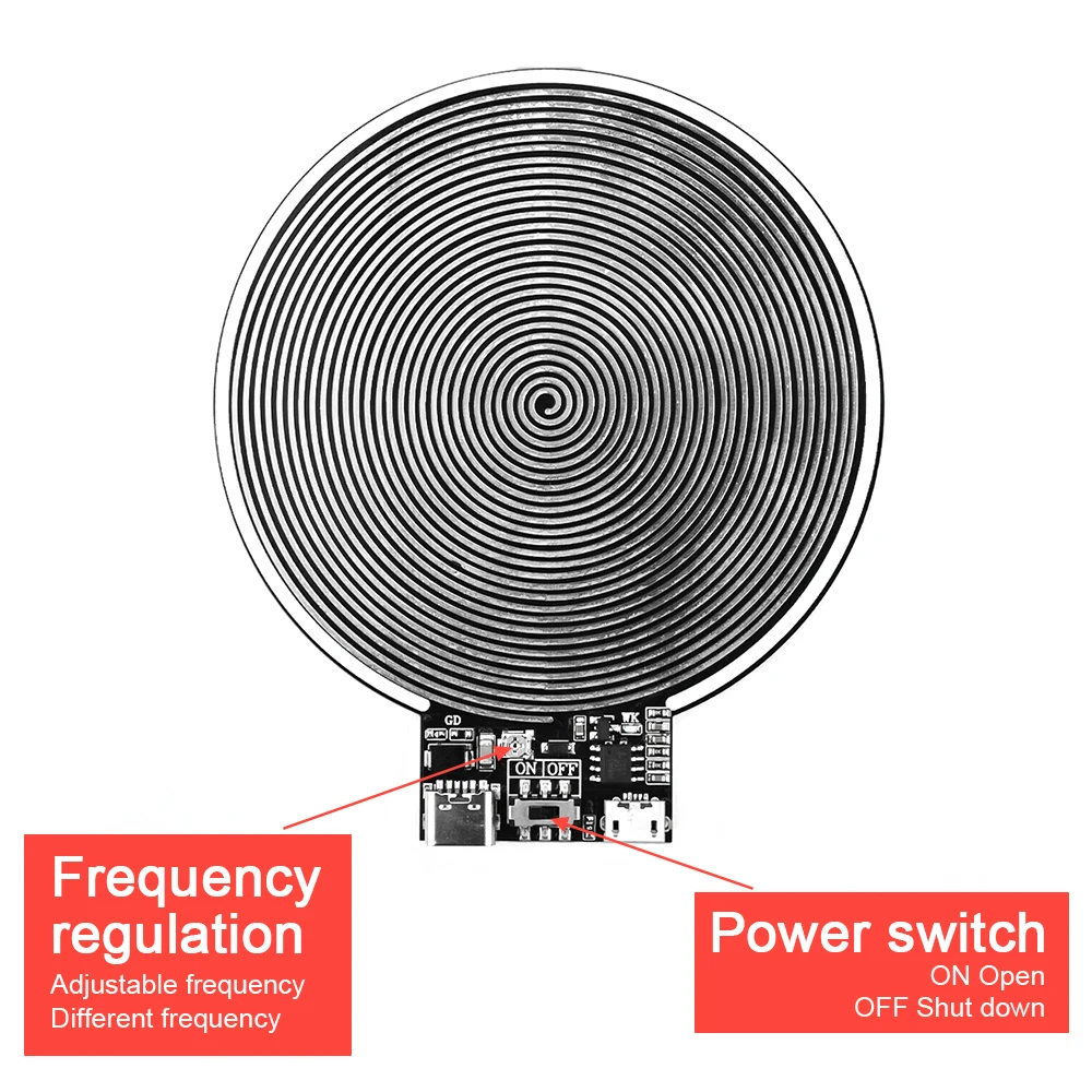 Schumann Waves Ultra-Low Frequency Pulse Generator Sleep Improver Circular Schumann Waves Generator for Home Office Use