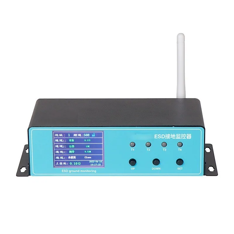 On line intelligent grounding monitor LCD static monitoring