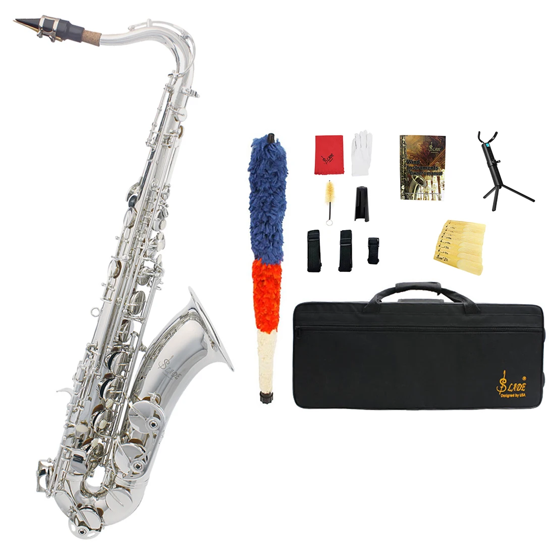 SLADE Tenor Saxophone Multi-materials Selection Sax Brass Body