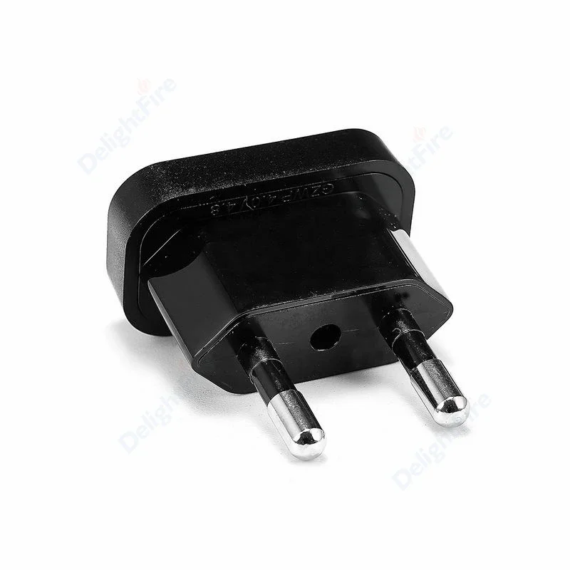 Upgraded EU Plug Adapter US To EU Euro Korea France Travel Adapter CN China To European Ruassia 2Pin AC 4.8 mm CE