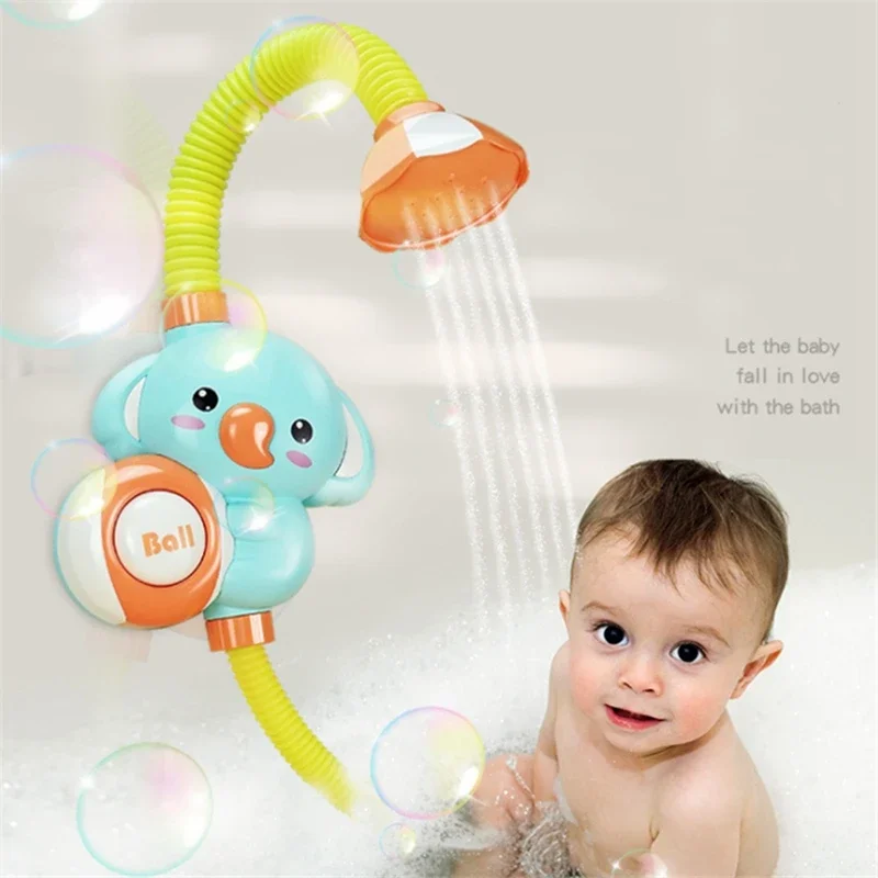 Jouet de bain automatique pour bébé, douche éléphant, pulvérisateur de bain pour enfant, arroseur de baignoire portable, pompe à eau, cadeau amusant pour bébé