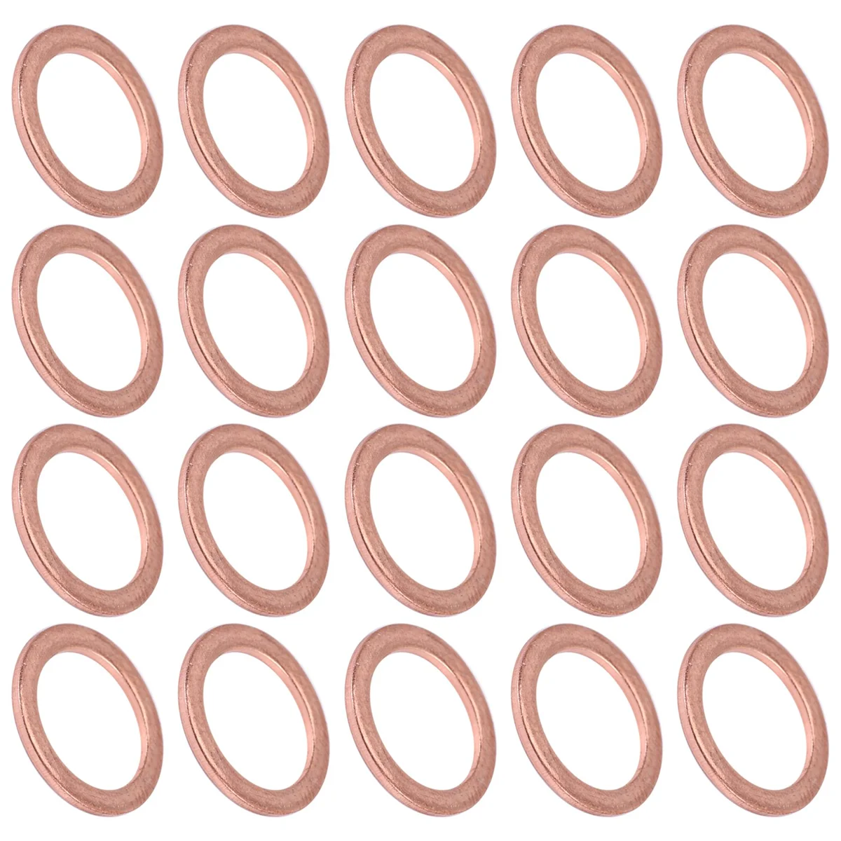 20 pcs 10mm x 14mm x 1mm copper washer seal spacer seal