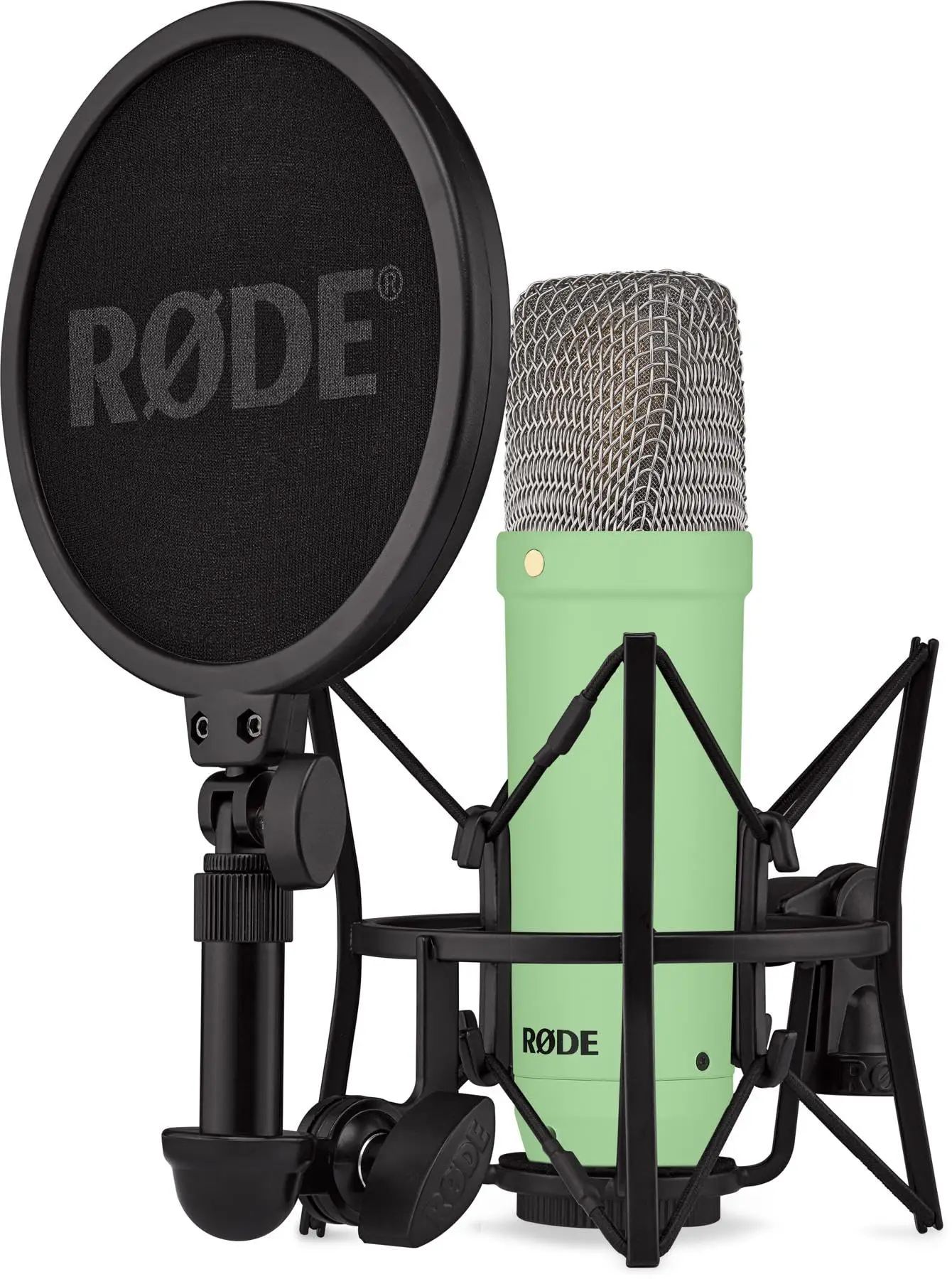 RODE NT1 Series Large-Diaphragm Condenser Microphone with Shock Mount, for Vocal Recording, Streaming and Podcasting