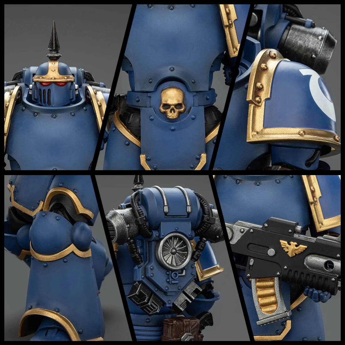 JOYTOY Warhammer 30K Action Figure 1/18 MK lll Tattico Legionario Sangue Angeli Ultramarines Comune Mobile Figurine Modello Giocattoli