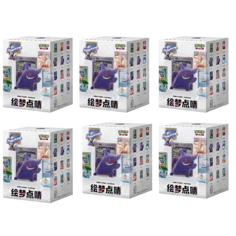 In Voorraad Nieuwe Echte PokéMon Ptcg 151 Booster Met Figuren Blind Box Set Speelgoed Chinese Spelkaarten Collectible Model Verjaardagscadeau