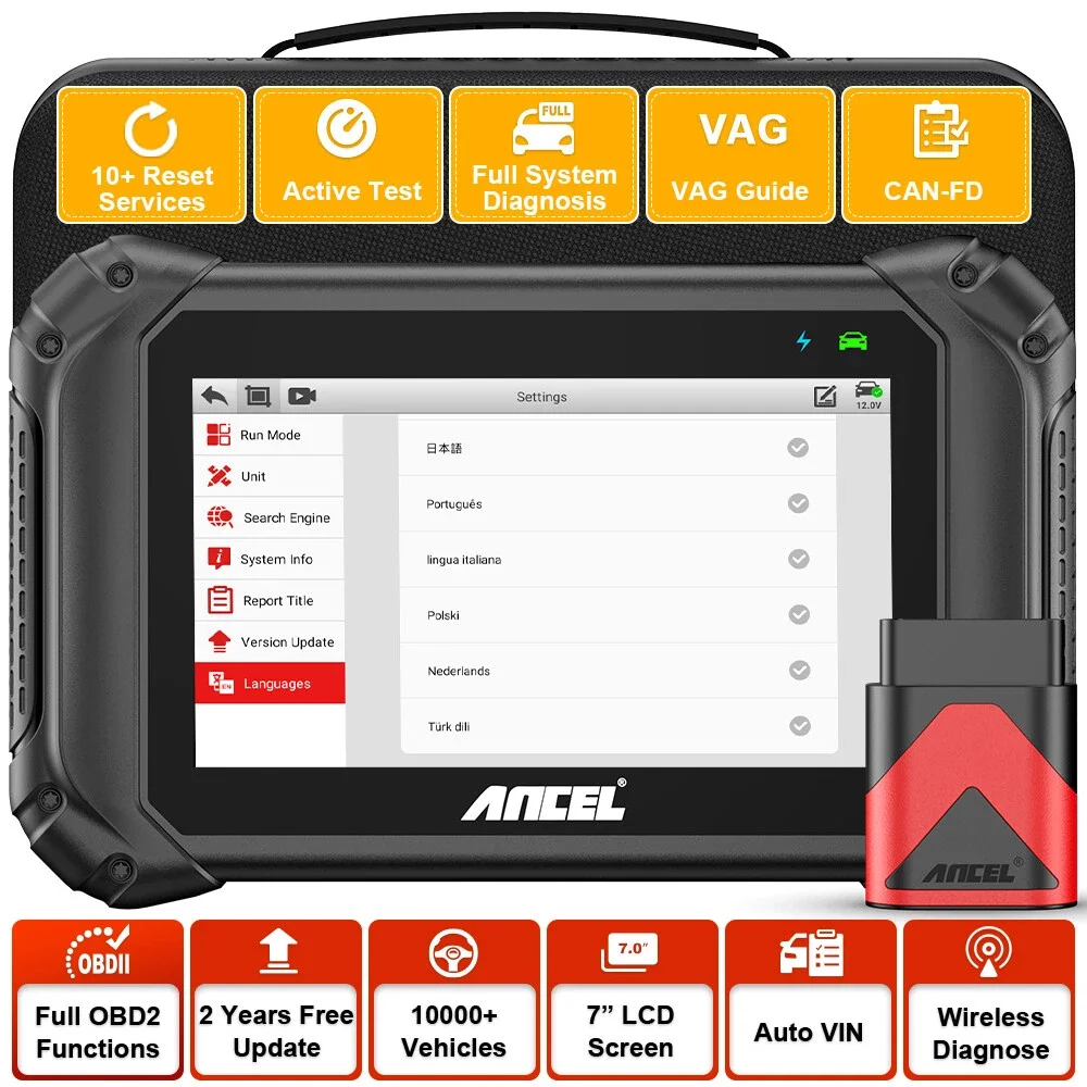 Ancel V5 Bt OBD2 Bi… - image