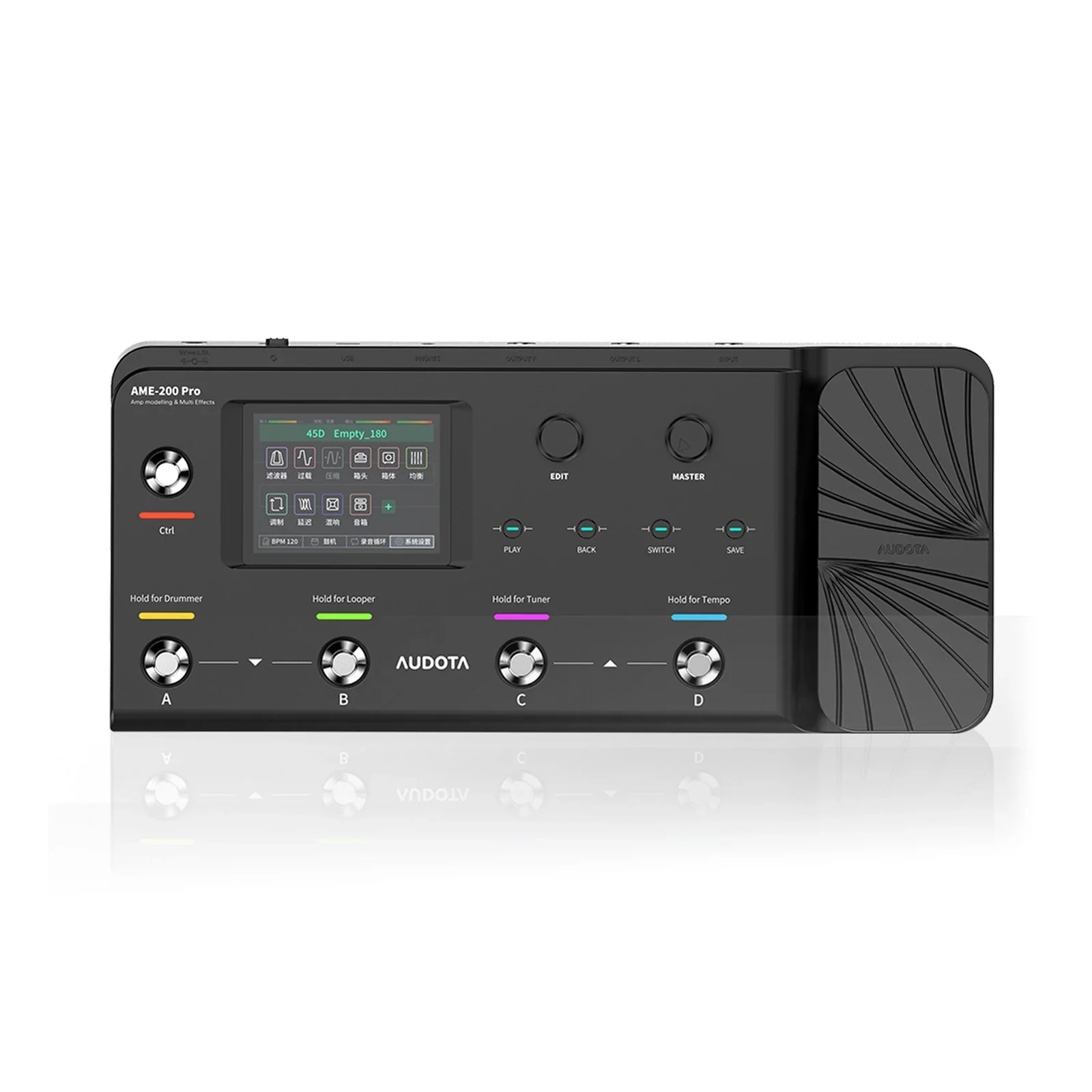 Audota Ame-200 Pro Amp Modeler: 200 Presets, 10 Effects