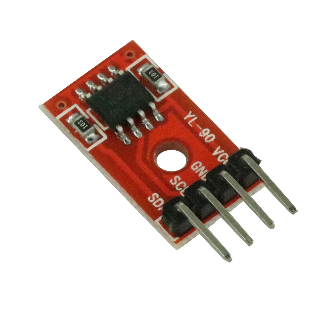 Puerto de interfaz Serial de dos cables AT24C02 IIC/I2C, módulo de memoria EEPROM para protocolo de transferencia de datos bidireccional DIY de 3,3-5V