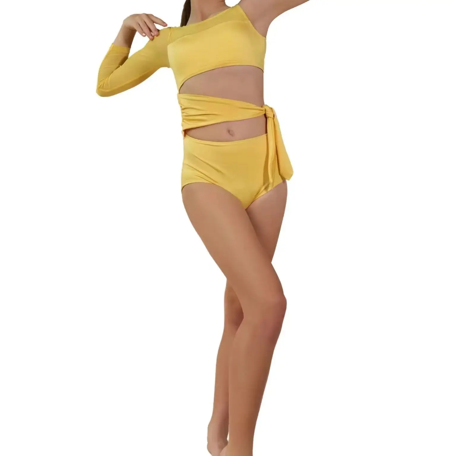 Nouveau costume de danse robe de danse jazz professionnelle robe de performance Lodysuit robe latine