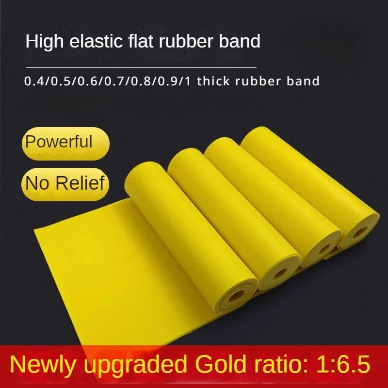 For Europe Good Quality Flat Rubber Band GZK Flat Rubber Band Wide 15cm Length 100cm Suitable Used for Hungting Slingshots