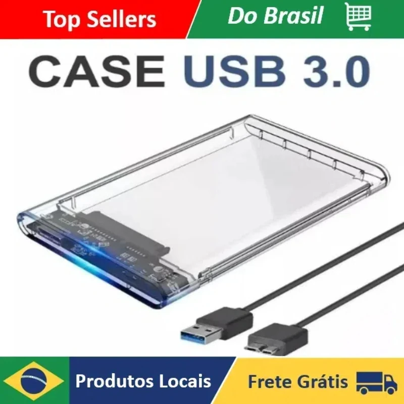

External Hd Case 2.5 USB Notebook 3.0 compatible Ps4 Xbox One Pc 6Gbps