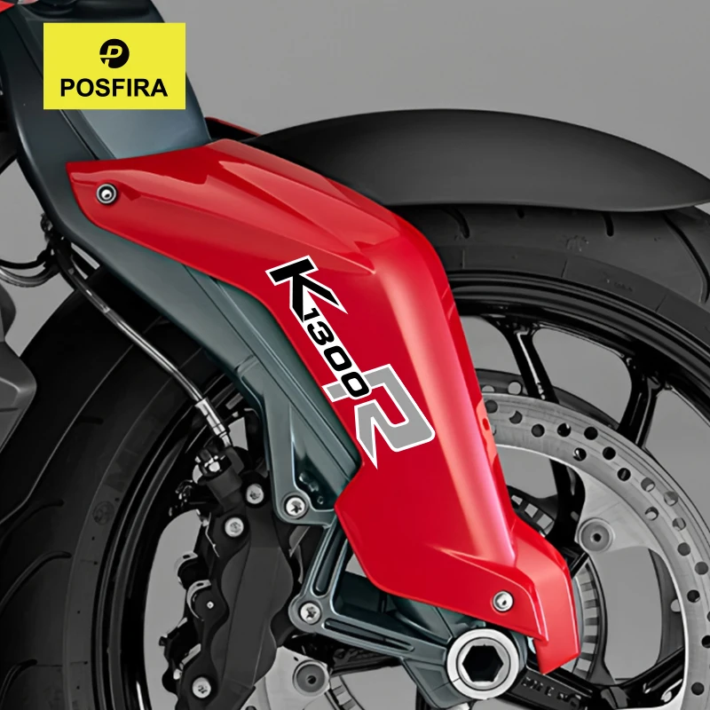 

POSFIRA Motorcycle Front Fender Stickers Vinyl Decals for BMW K1300R K 1300 R 2009-2015 Motorbike Fairing Sticker Accessories