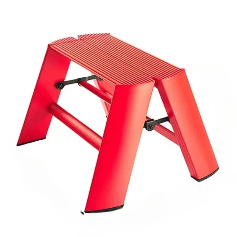 

Домашний табурет-лестница из алюминиевого сплава, безопасный противоскользящий двухступенчатый стул с широкими педалями для мытья детского альпинистского сиденья