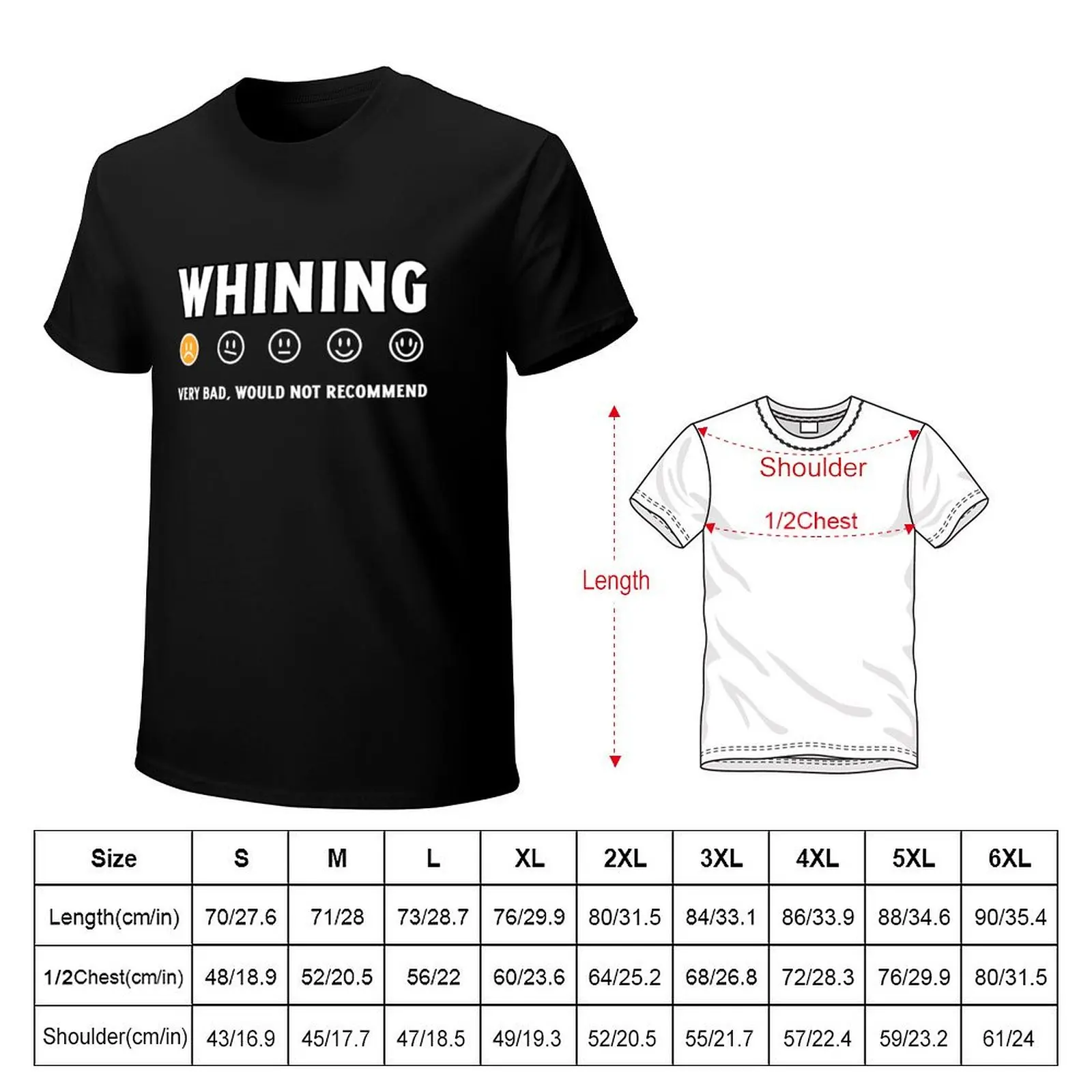 Whining not recommended T-Shirt Holiday Simple Tee Shirt