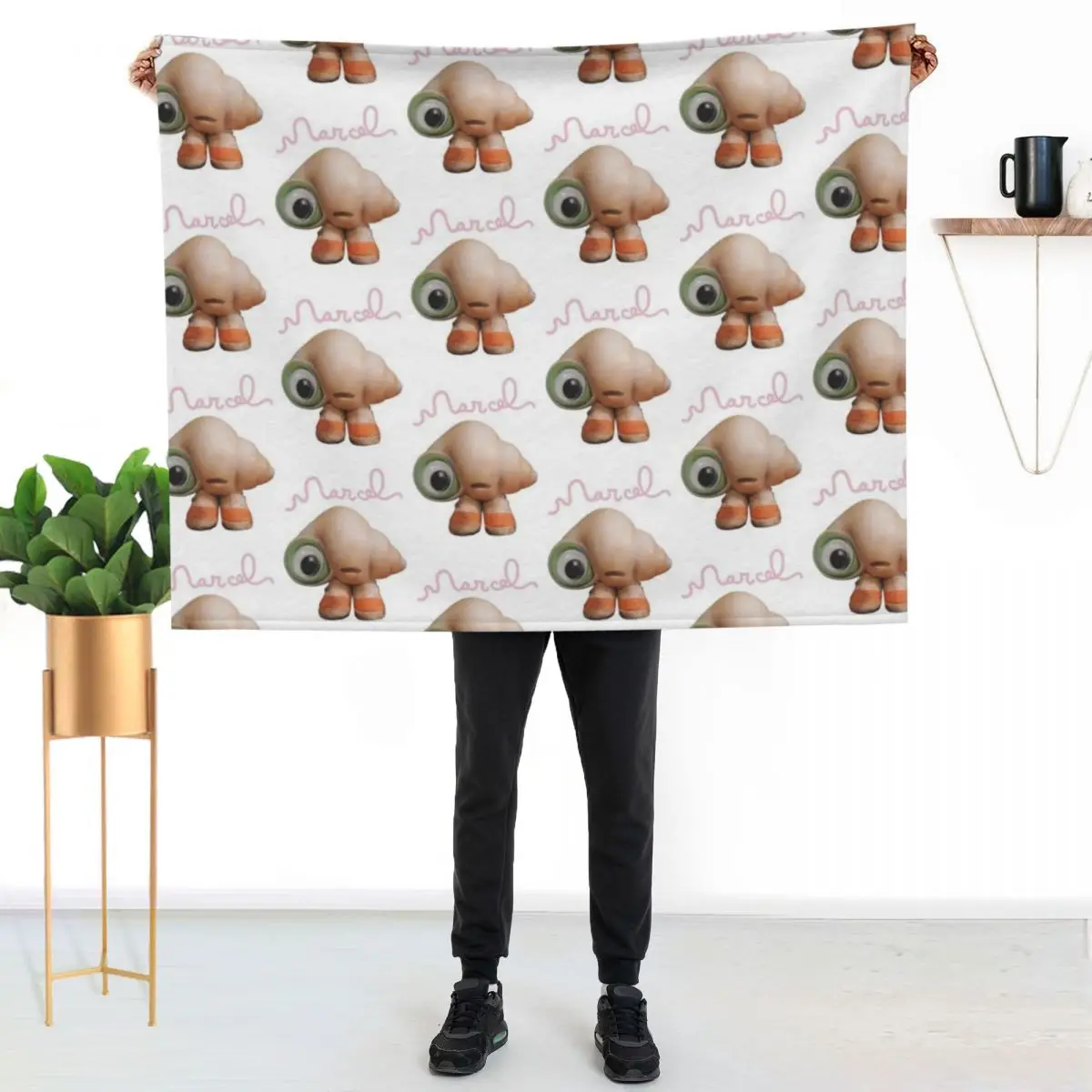 Marcel the Shell with Shoes On Live Action Throw Blanket Fade Resistant Durable Throw Blanket