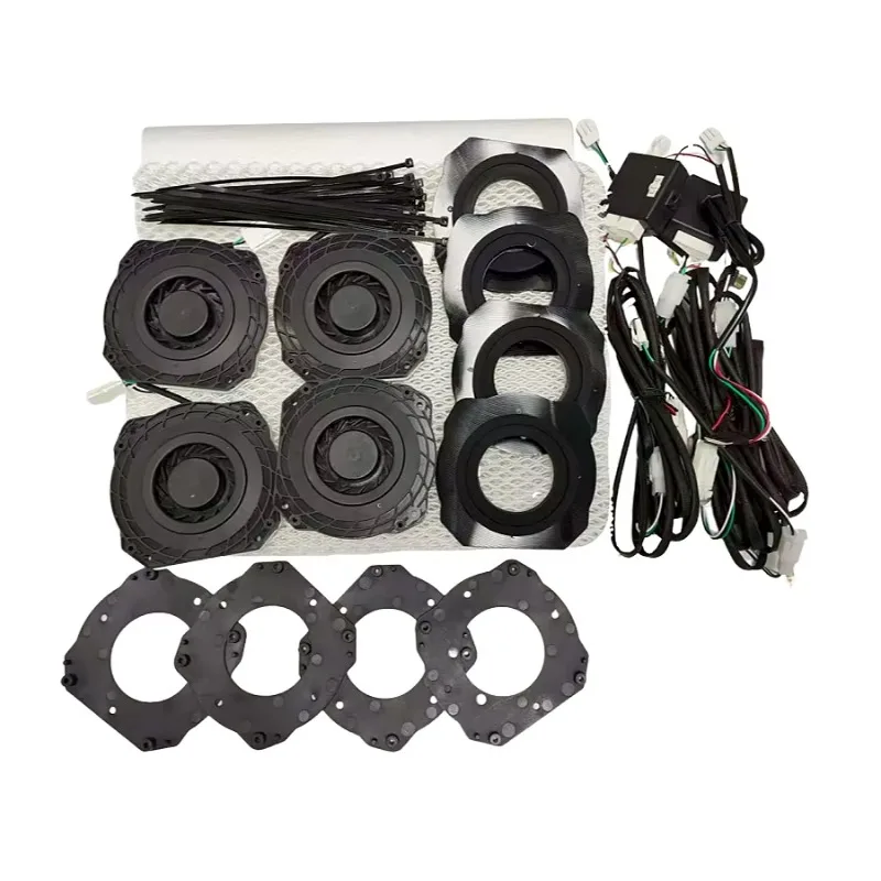 Summer Essential Car Seat Cooling Kit Ventilation Fan Module Smart Controller Interior Modification PVC Material MOQ 1