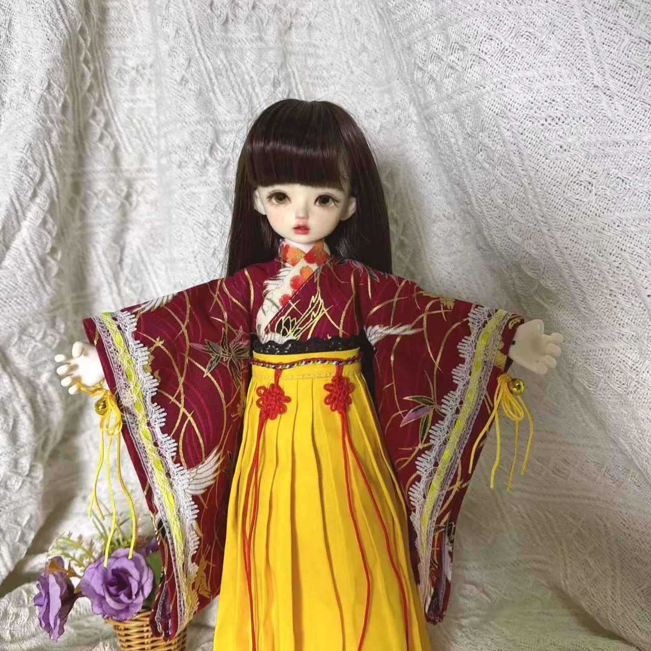 

Аксессуары для кукол, японское кимоно для куклы 30 см, одежда для куклы BJD 1/6, бесплатная доставка