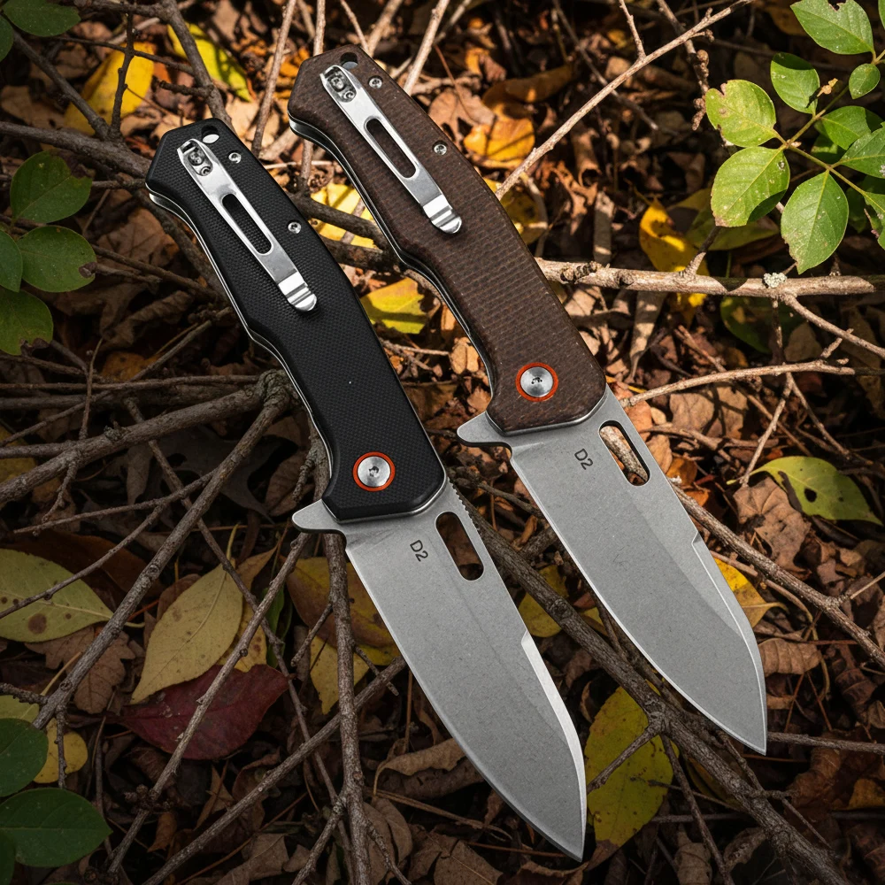 

FRETETIGER EDC ручные инструменты Stonewashed D2 складной нож уличные тактические карманные ножи для кемпинга Micarta ножи для выживания для мужчин