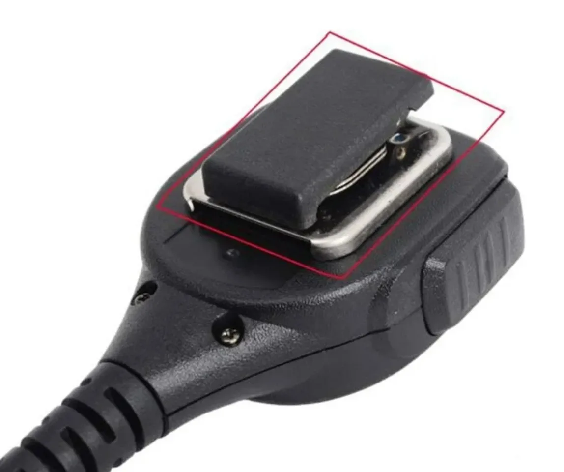 Motorola トランシーバー PMMN4013 PMMN4013A PMMN4025 スピーカー MIC 用交換用マイク ベルト クリップ 4 個パック