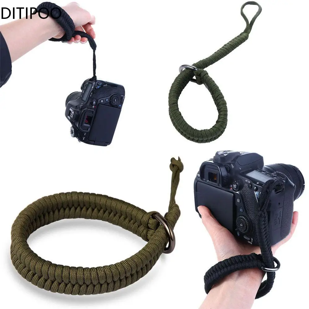 Anti-Fall Hand-woven Camera Wrist Strap Belt Camera Lanyard Multifunctional Anti-Lost Outdoor Hand Bracelet for DSLR