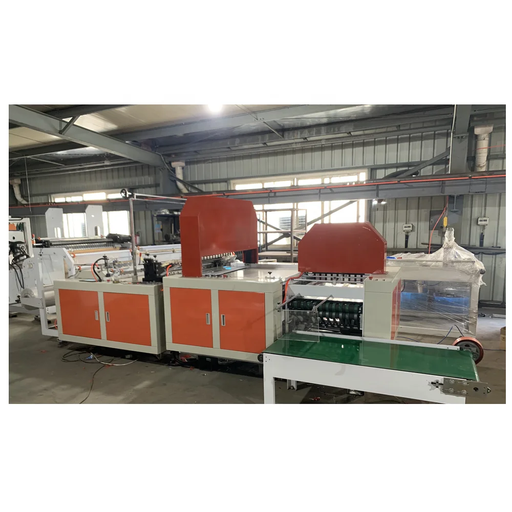 Small Plastic Clear Flat Bag Making Machine Machinery with Folding
