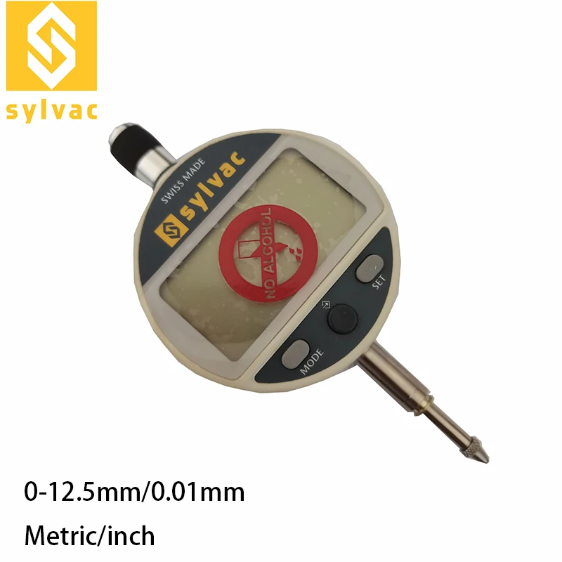 Sylvac S_Dial Work 12.5mm 0.01mm Digital Indicator,SWISS MADE