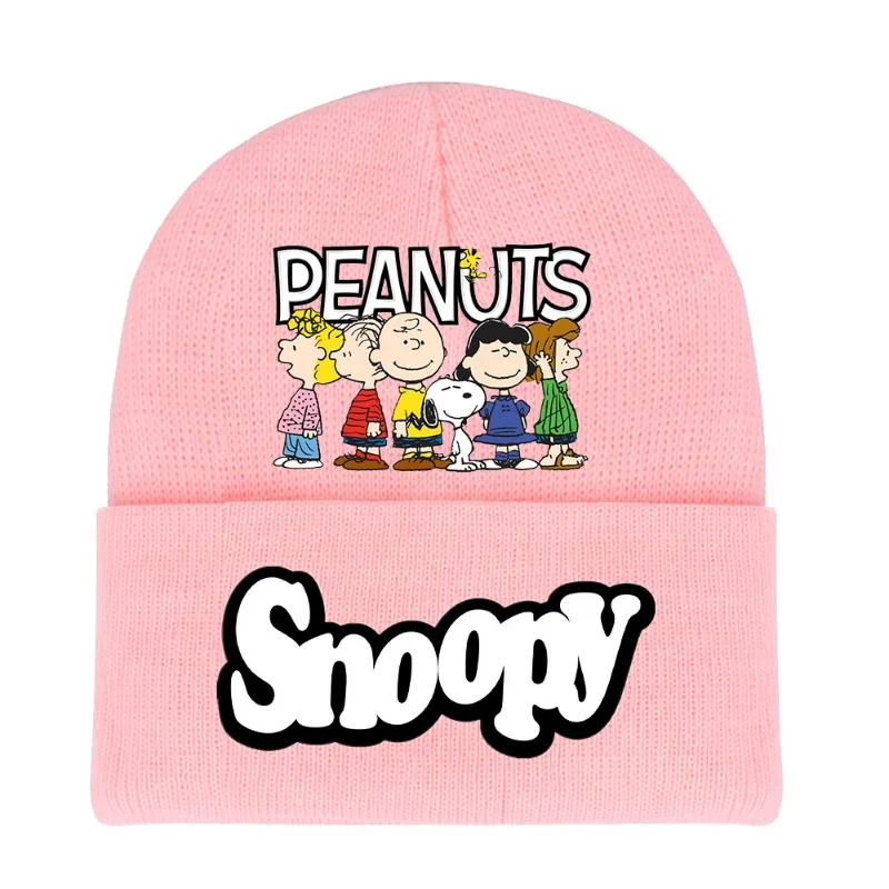 Kawaii سنوبي محبوك القبعات للرجال والنساء ، دفئا قبعة ، في الهواء الطلق غطاء محرك السيارة ، يندبروف قبعة ، قبعات عادية ، هدايا للسيدات ، لطيف الموضة ، الخريف والشتاء