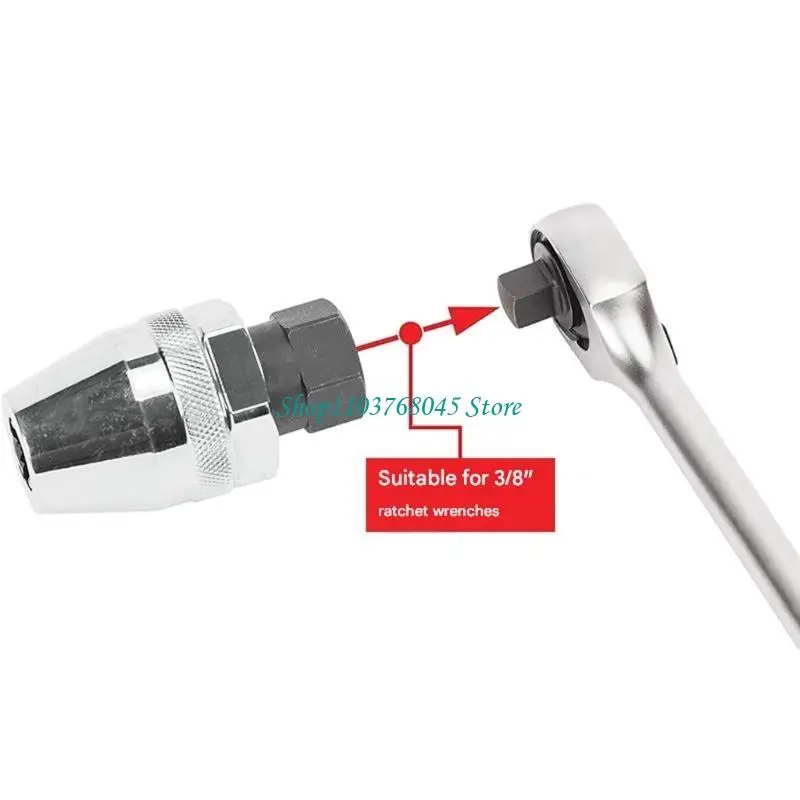 R53F Powerful Bolt Removal Tool 3/8Inch Drive Studs Extractor Tool Universal Broken Bolt Removers for 6-13Mm Damaged Bolts