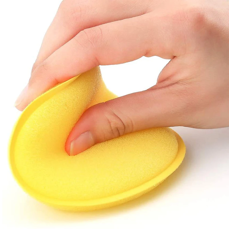 30/40Pcs Car Round  Polish Wax Foam Applicator Pads 10CM Sponge Clean Washer Washing Tool