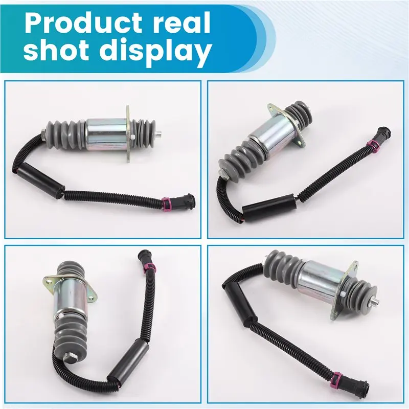 【Top Store!!】 24V Shut Off Solenoid Valve 13034655 For Weichai Marine