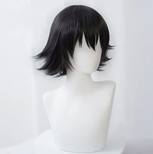 Edogawa Rampo Wig Anime Bungo Stray Dogs Cosplay Wig Cosplay Edogawa Rampo Men Short Wig Black Wig