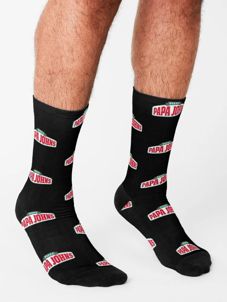 Chaussettes Papa Johns drôles pour hommes