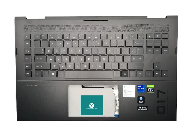Genuíno para hp Omen Plus 17-ck c Shell Wih Teclado Tpn-q266