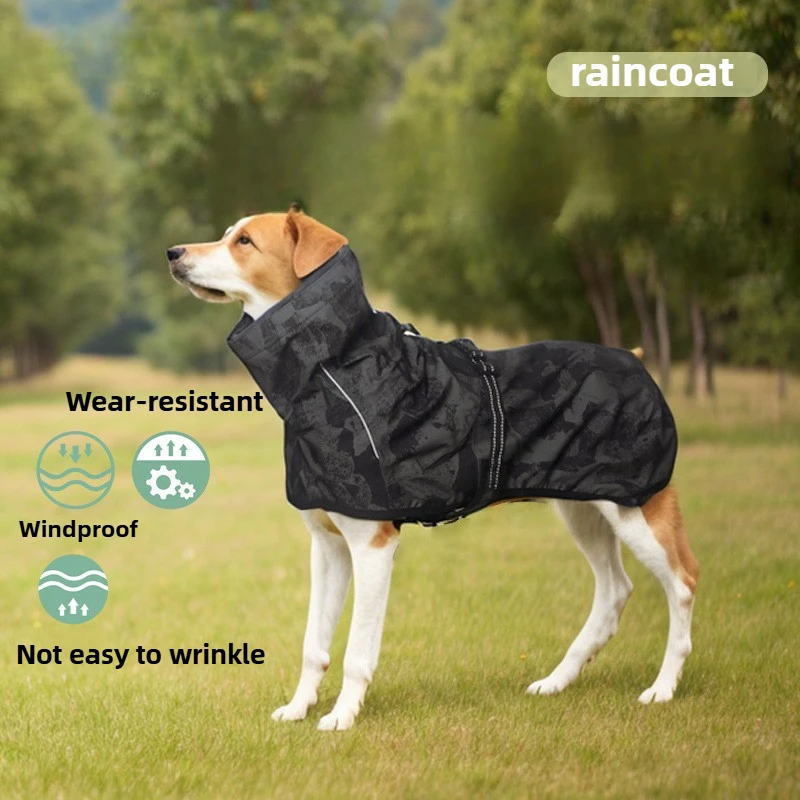 

Winter Windproof Dog Warm Vest Outdoor High Neck Cold Resistant Pet Clothing Waterproof Dog Coats Reflective Strip Pet Supplies