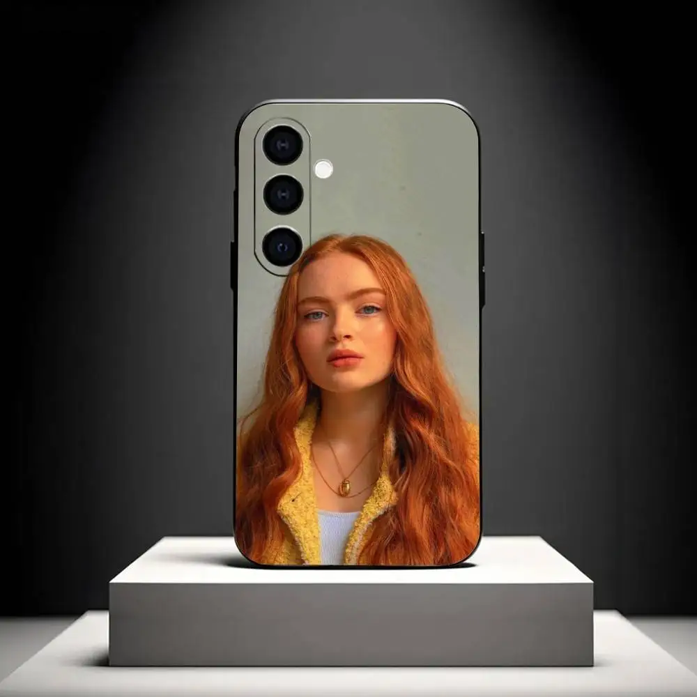 Custodia per telefono A-Actor Sadie Sinkjpg per Samsung Galaxy A73, A72, A71, A70, A53, A52, A51, Altri Soft Black Shell