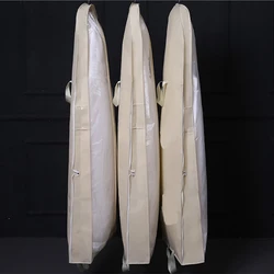 Breathable Wedding Bridal Gown Long Dress Hanging Garment Bag Long Coat Evening Gown Closet Storage Travel Large Protector Cover