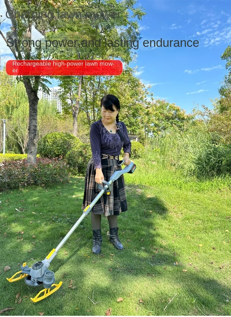 Electric Lawn Mower Desbrozadora Batería 전기예초기 충전식예초기 충전식 예초기 Mower Machine Grass Tondeuse Gazon Sans Fil예초기