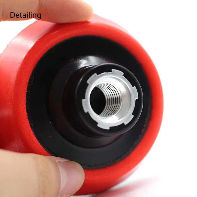 DETAILING M14 Backing Pad Thread Car Polisher Backing Pad  Rotary Backing Plate Polishing Hook Loop 1