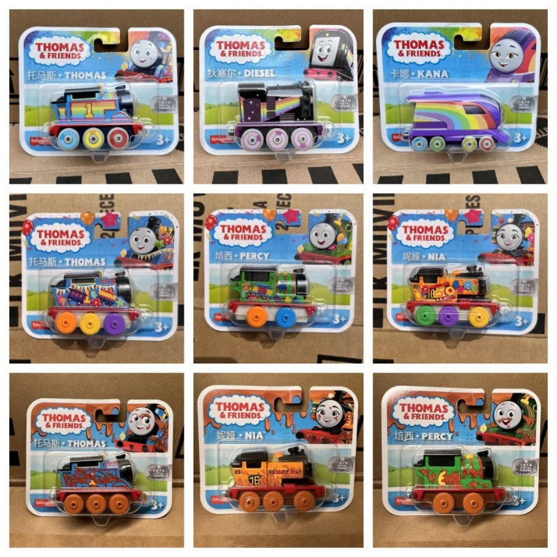 

1:43 Томас и друзья из сплава, магнитная железная дорожка, локомотив, игрушка Percy Nia, модель дизельного поезда, детские развивающие игрушки для мальчиков