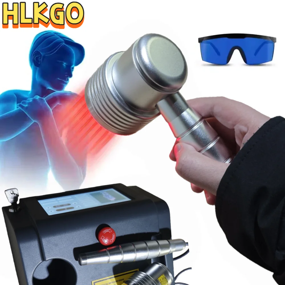 1055mW Low Level Laser Therapy Device, 650nm 808nm Red Light with Two Probes for Arthritis Pain Relief, Home & Clinic Use