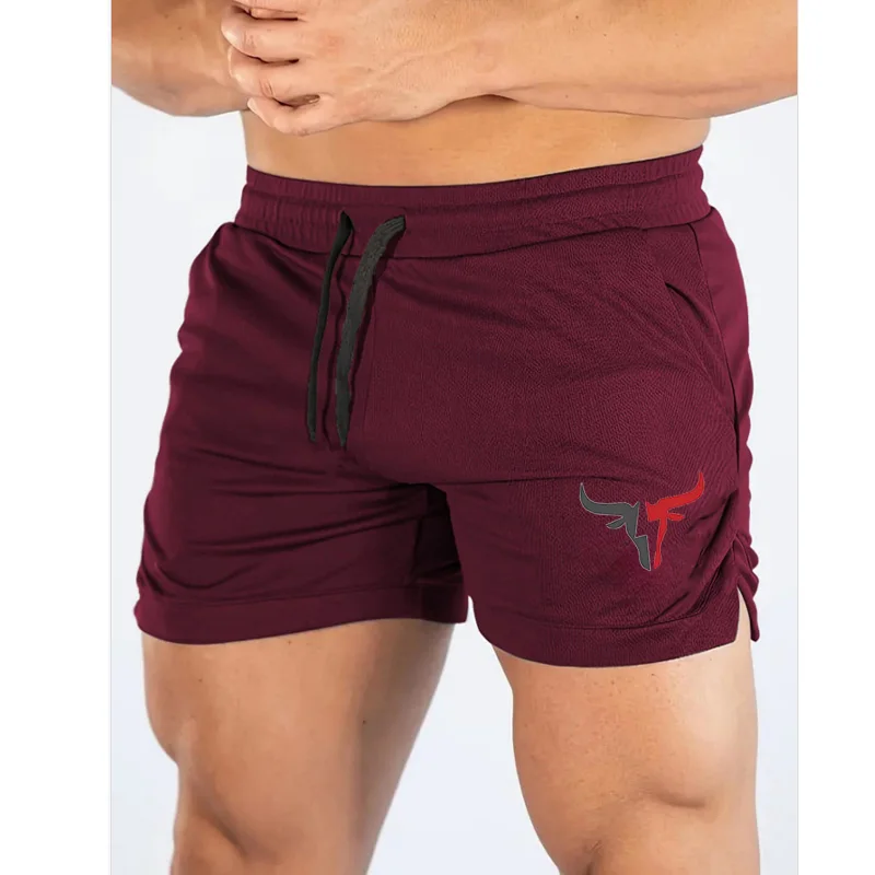 New Fitness Shorts Men's Running Fitness Training Quick drying Swimming Pants Beach Pants