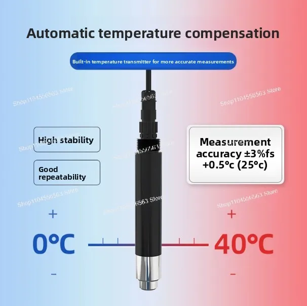 Online water dissolved oxygen sensor detection instrument fluorescence electrode