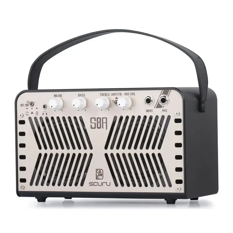 

Caline Scuru S8A 20W Portable Battery Powered Acoustic Guitar Amplifier Acoustic Amp With Battery