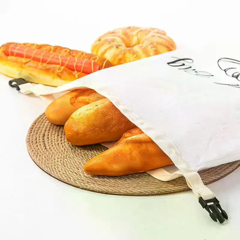Brotbeutel aus Bienenwachs mit Schnappverschluss, Teig-Aufbewahrungsbeutel, wiederverwendbare Bäckerei-Brotbeutel für Küche, Gefrierschrank, Esszimmer