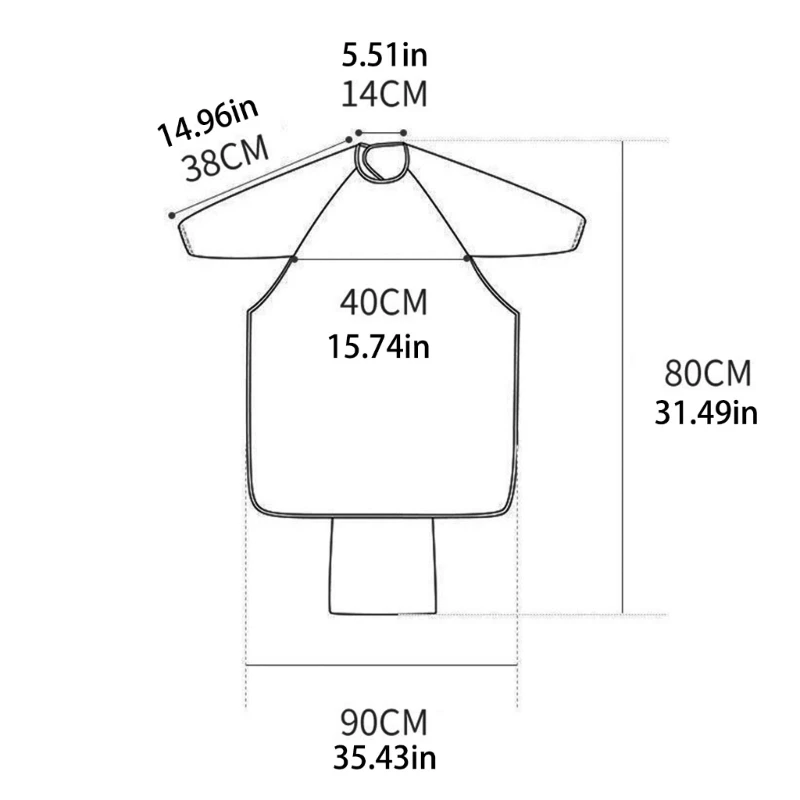 Tablier pour enfant, bavoir d'alimentation anti-salissures pour bébé, Smock 2 en 1, housse Table pour chaise haute D5QA